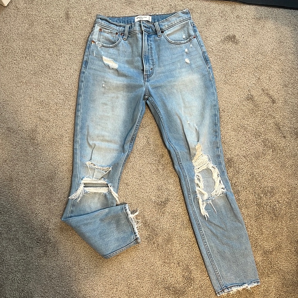 Abercrombie skinny high rise jeans size 27/4